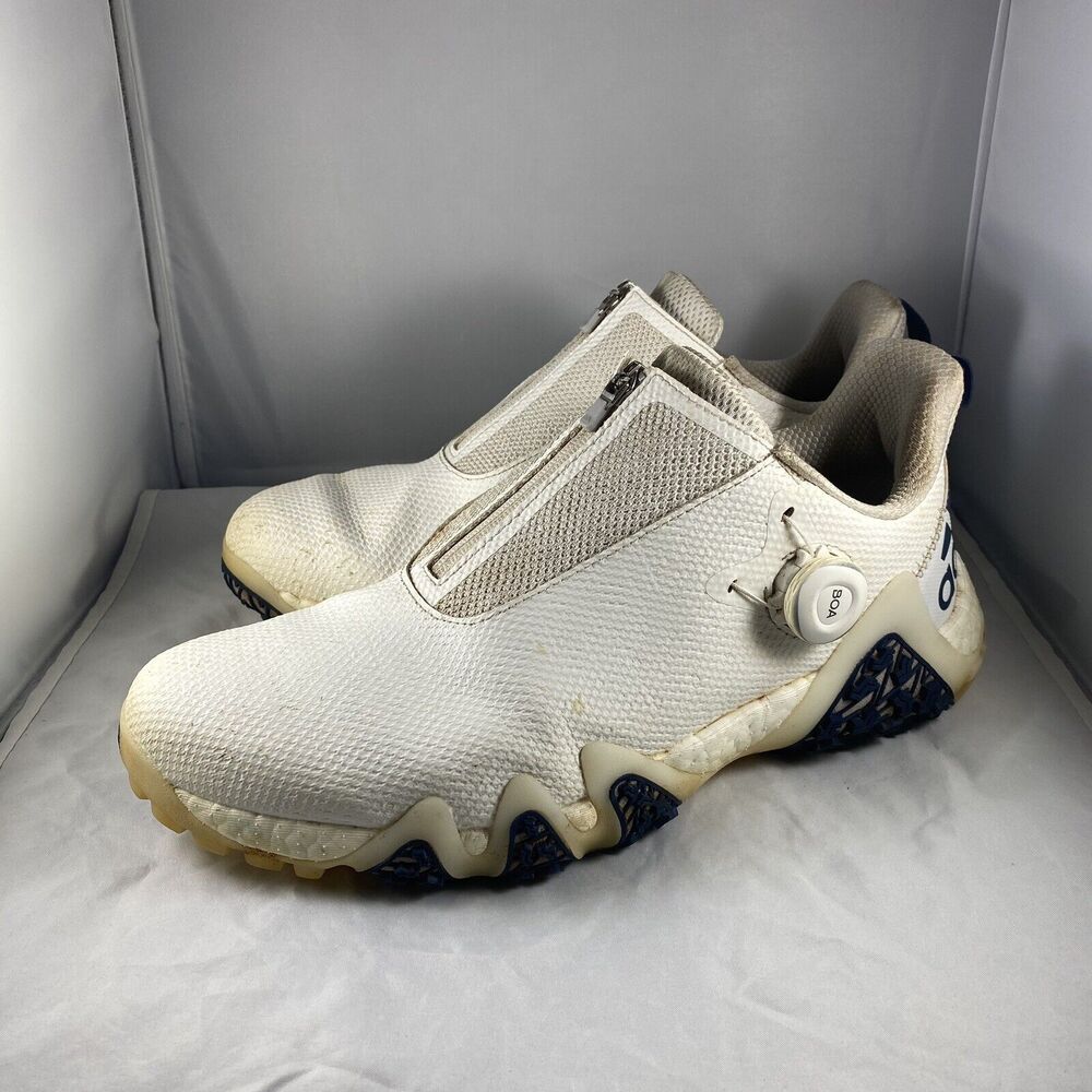 ADIDAS CODECHAOS 22 BOA Spikeless Golf Shoes GX3938 White Navy Men’s Size 11.5